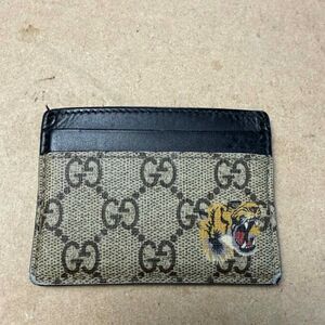GUCCI GG Supreme Card Case Tiger
Card Holder Unisex Used